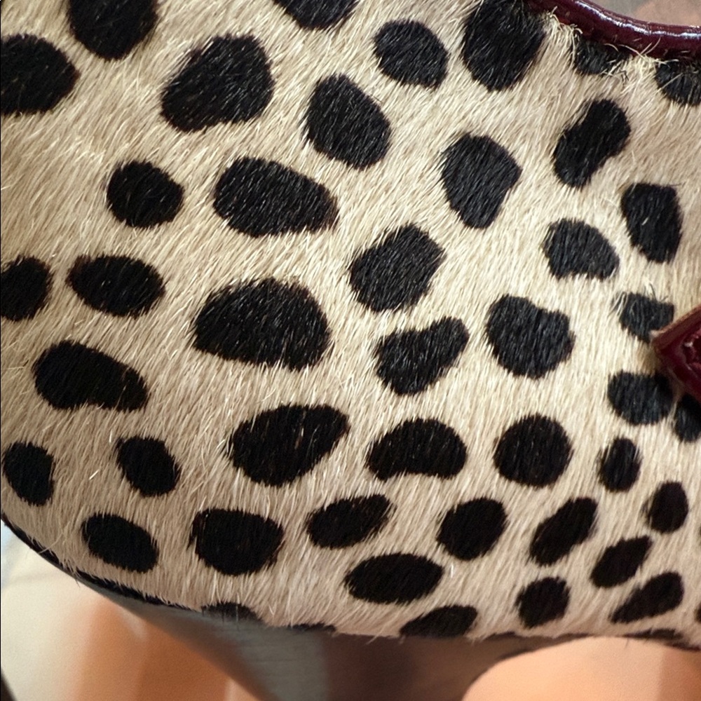 Naughty Monkey Red and Leopard Heels - Picture 8 of 9